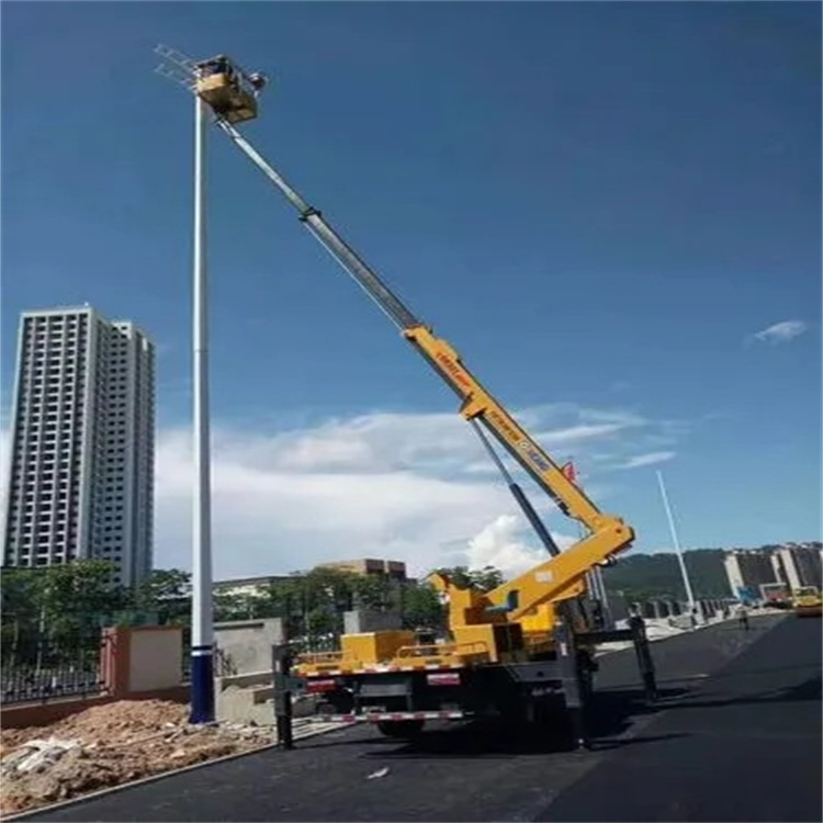 衢州衢江维修路灯的曲臂升降车出租